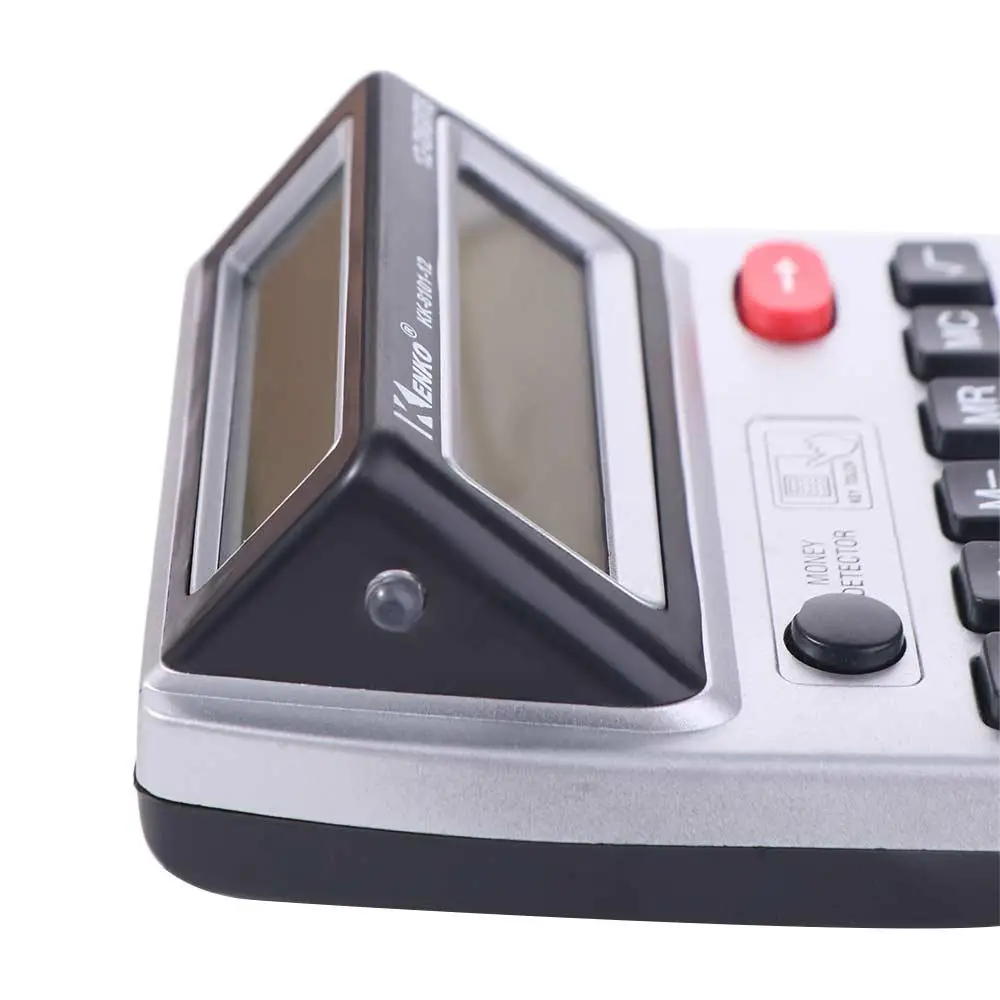 Dual Screen 12 Digits Calculator Multifunctional Large Screen Display Mechanical Calculator Stationery Easy To Use