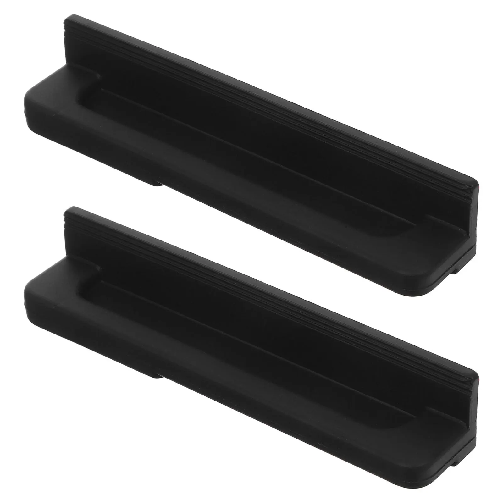 

2 Pcs Black Foot Handle Hands Free Drawer Pull Trash Cabinet Opener for Kitchen Gadget Set Garbage Can Plastic Cabinets