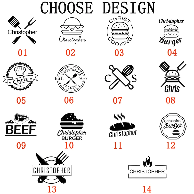 Custom Food Branding Iron Meat Branding Iron for Food 1 Straight/Curved Handle Personalized BBQ Branding Iron