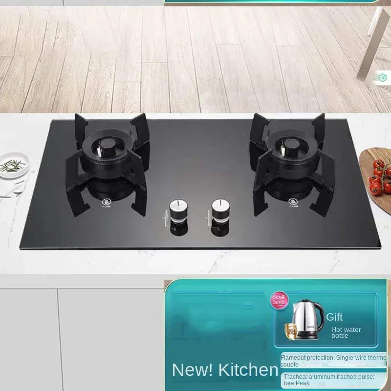 

Бытовая техника Газовая плита с двумя головками, реверсивная волшебная посудомоечная плита, пожарная плита, газовая плита, бытовая техника Go Double Cooker