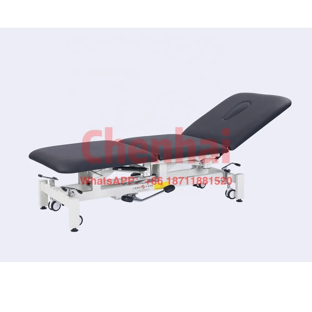 

Customized Medical Physiotherapy Equipment Hydraulic Massage Stretcher Ultrasound Bed Electric Lift Massage Table Chiropractic