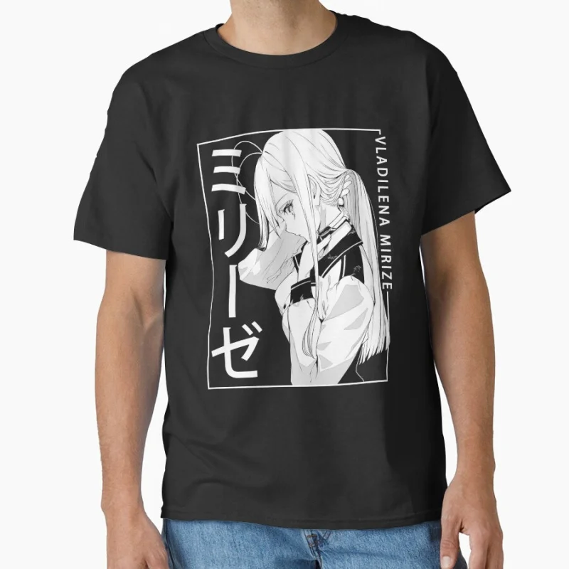 

Vladilena Milize 86 Eighty Six Gift t shirt Japan Manga graphic tee Anime Y2K Clothes All size Tops Cartoon streetwear