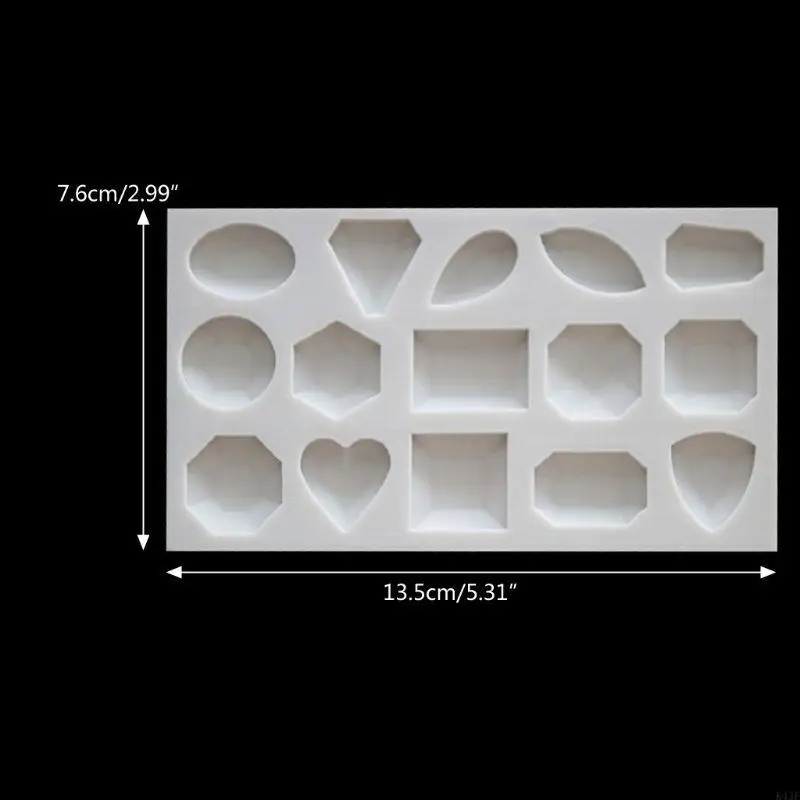 

K43F Mold Pendant DIY Jewelry Making UV Epoxy Resin Mold Crafts