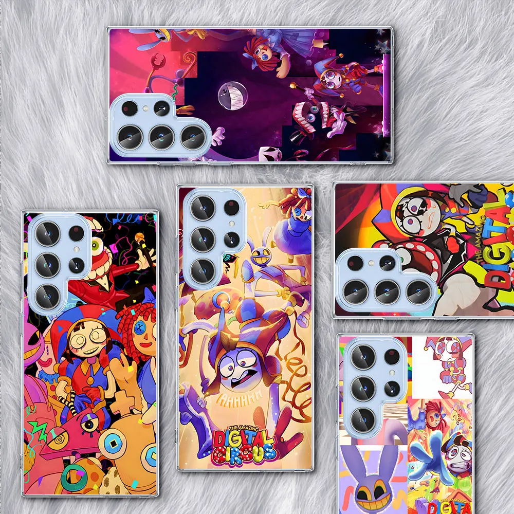 The Amazing Digital Circus Jax Case for Samsung Galaxy S10 Lite 2020 S20 S23 S24 S21 FE S22 Ultra S10e S9 Plus Clear TPU Cover