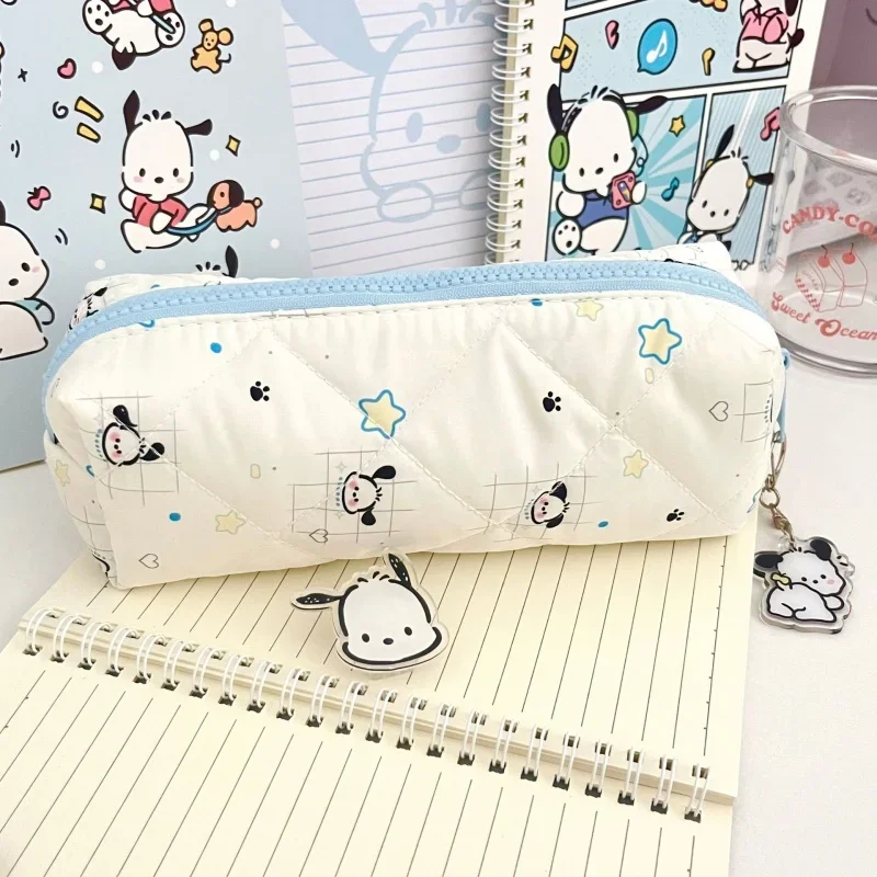 Sanrio Pochacco Pen Case Cute Anime Cartoon Girl&Child Pencil Case Large Capacity Storage Bag Learning Supplies Holiday Gifts