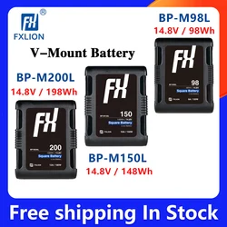 FXLION BP-M98L BP-M150L BP-M200L V-Mount Battery Type-C USB-A High Capacity Battery Square Battery Series