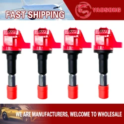 4PCS CM11-116 CM11116 HIGH ENERGY Ignition Coil For Honda FIT 1.5L JAZZ III 2008- CITY V CR-Z 1.5 30520RB0003 30520RB0S01 UF626