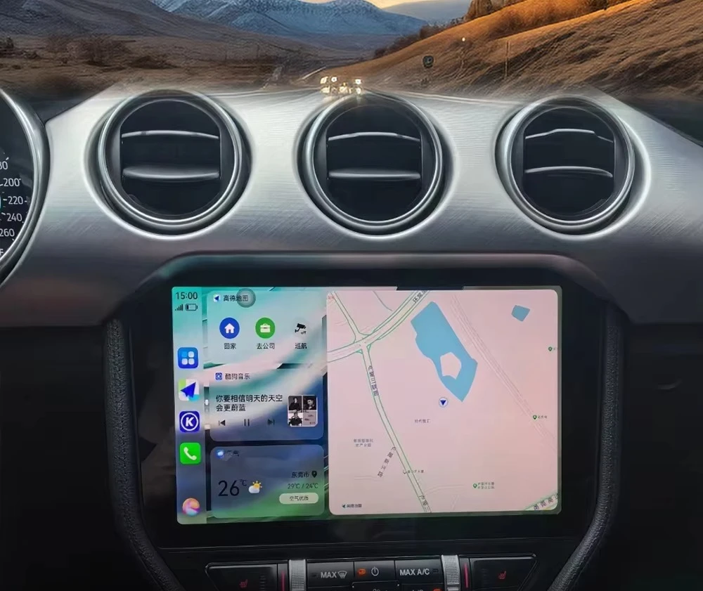 Car Stereo for Mustang 2013-2018 Car Android Navigation HD Touch Screen Carplay Auto Multimedia Radio Player Head Unit