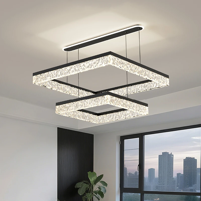 غرفة الطعام الحديثة قلادة أضواء إضاءة داخلية مصباح السقف شنقا ضوء led الثريات لغرفة المعيشة الإضاءة الداخلية #5