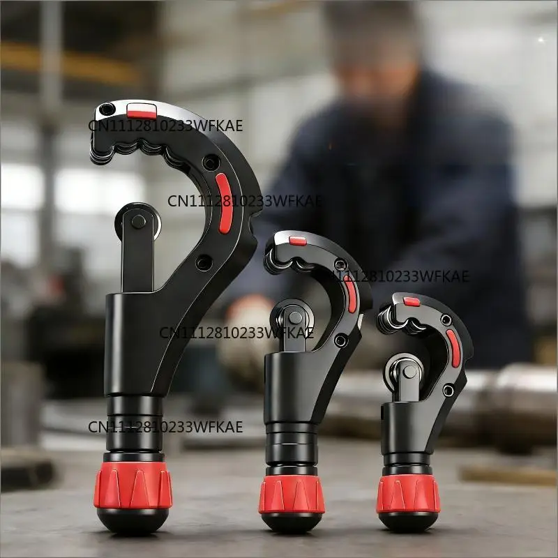 Manual Adjustable Pipe Cutter Multifunctional Bearing Type Ratchet Cutter Convenient Pipe Cutting Tool
