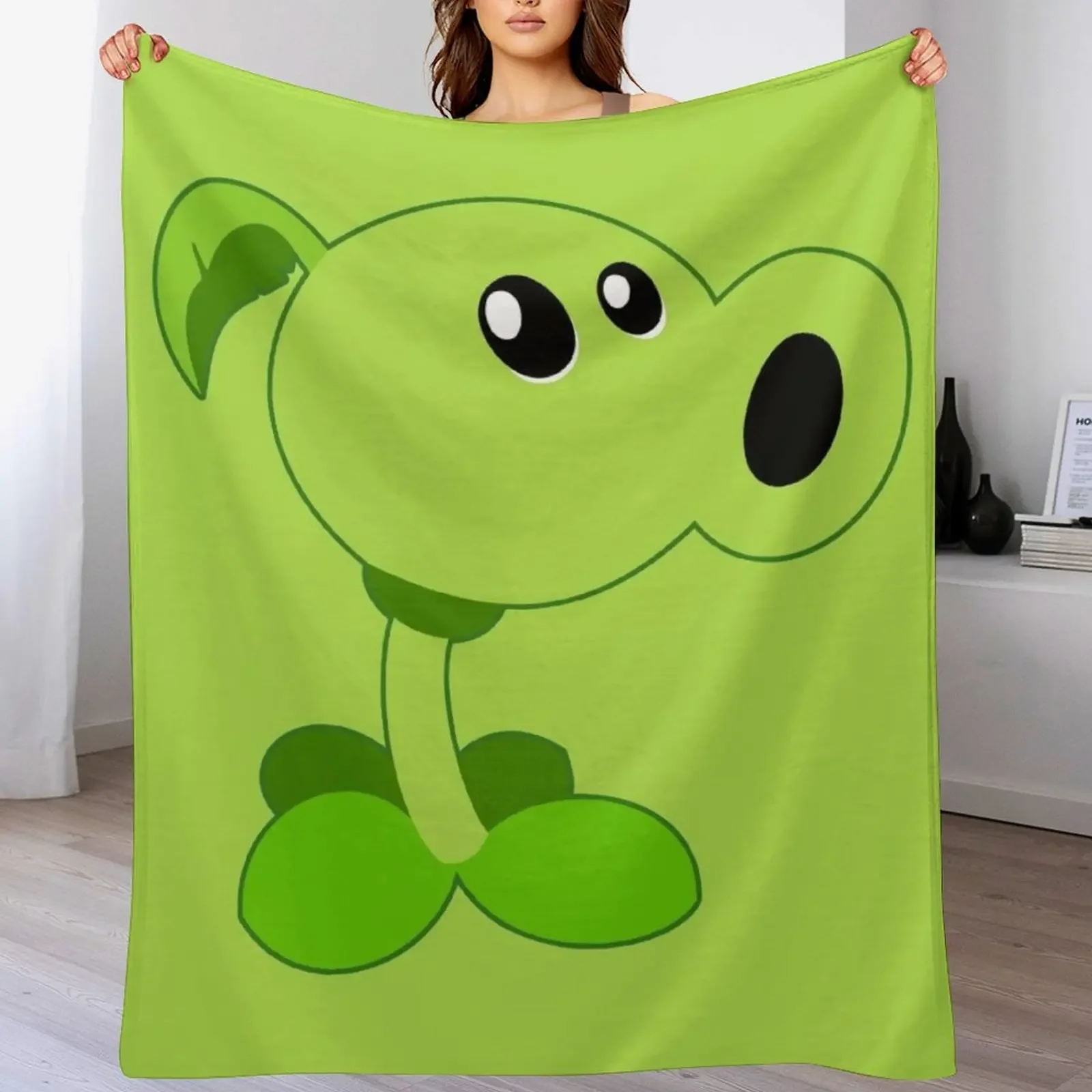 

Peashooter Throw Blanket Stylish Warm Blanket for Living Room Bedroom