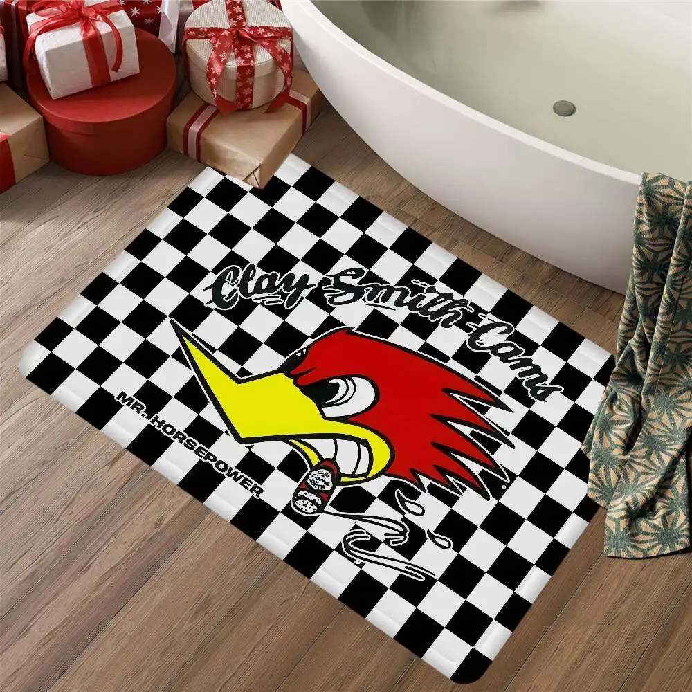 Mr H-Horsepower Clay Smith Room Mats Anti-slip Absorb Water Long Strip Cushion Bedroon Mat Household Carpets