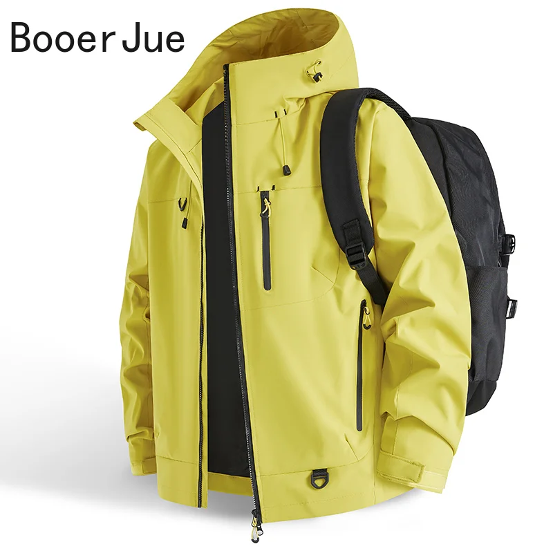Outdoor Winter Men Hooded Climbing Camping Hiking Softshell Jackets Waterproof Windproof Thermal Windbreaker Women Fall Coat