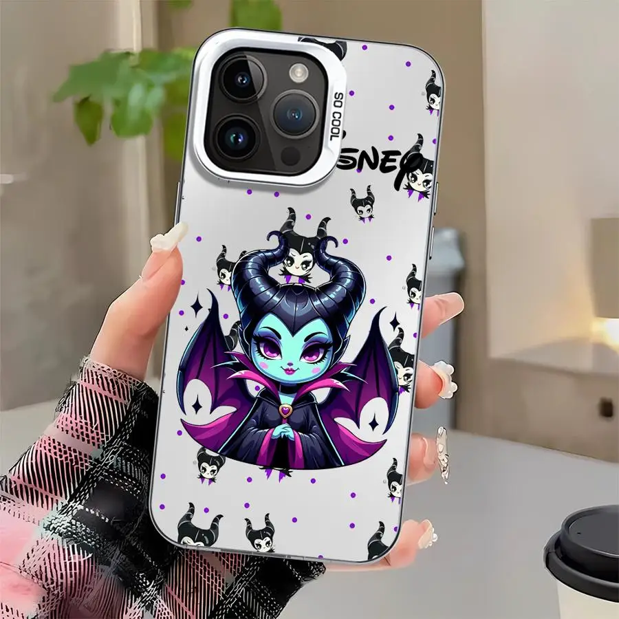 Disney Poison Queen Wish Phone Case For Apple iPhone 16 15 Pro Max 16 Pro 14 Pro 13 12 11 Pro Max 14 Plus Mobile fanda Cases