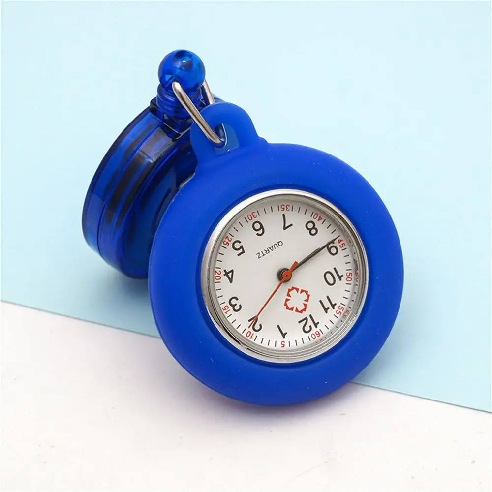 Gift Quartz Clock Clip-on Doctor  Hanging Fob Watch Retractable Nurse Watch Pocket Watch