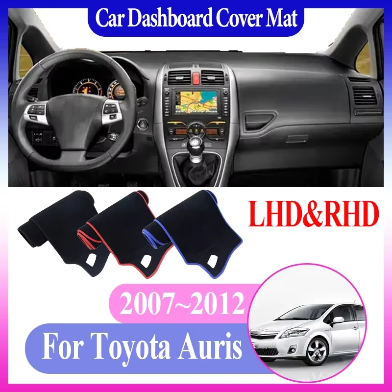 

Коврик для центральной консоли автомобиля для Toyota Auris Corolla Blade E150 2007 ~ 2012 2008, избегайте света, солнцезащитный коврик для приборной панели, авто интерьер