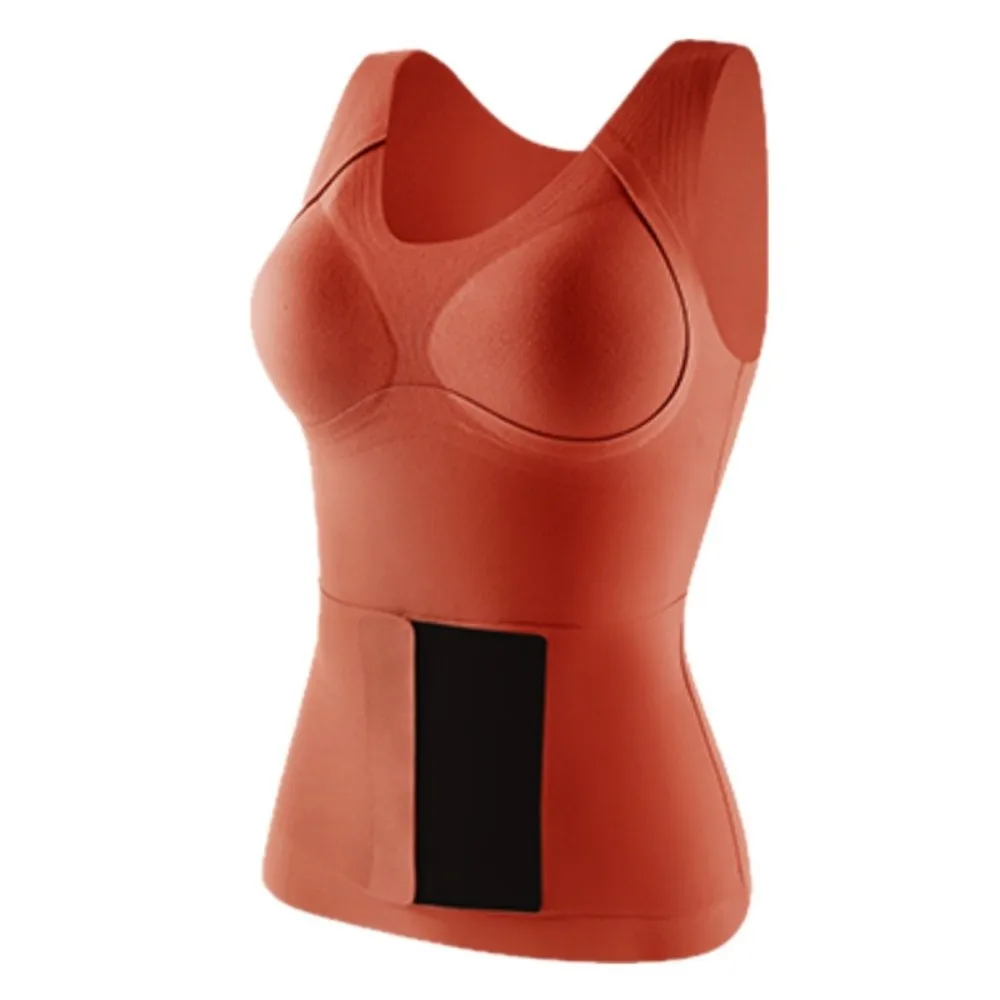 

Seamless Postpartum Body Shaper Belly Contracting Self Adhesive Style Waist Trainer Feel Heating Velvet Fleece