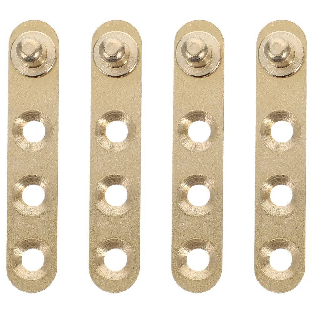 

8pcs Copper Door Hinges Hidden Pivot Swivel Cabinet Furniture Heavy Duty Small Hardware Accessories Rotation Center