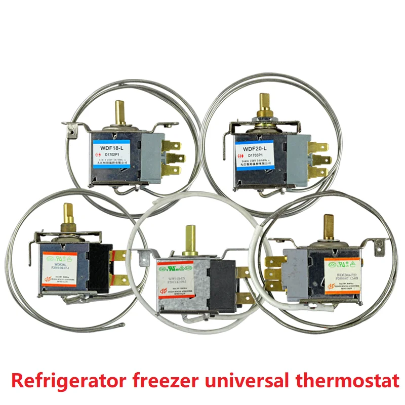 Electric refrigerator temperature control switch freezer universal mechanical temperature control WDF WPF two -pin thermostat