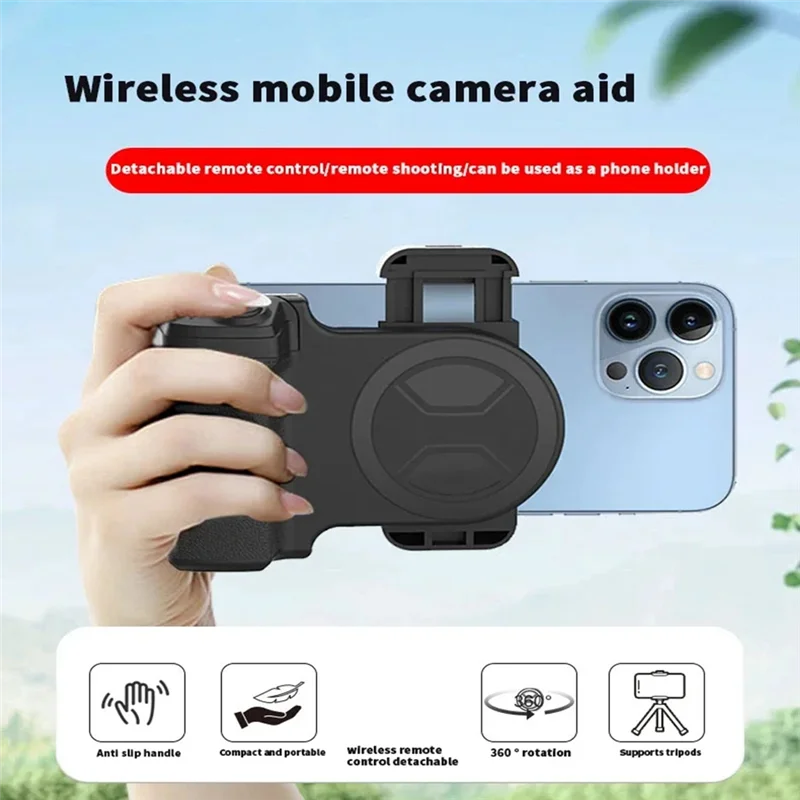 

【Новый купон пользователя】Смартфон Ручка для селфи Камера мобильного телефона Ручка Quick-Shot со съемным затвором Пульт дистанционного управления для Iphone 16/15/14