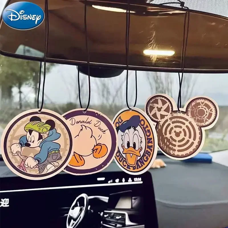 Disney Mickey Donald Duck Car Fragrance Anime Car Long-lasting Aromatherapy Fragrance Pendant Decoration Car Deodorization