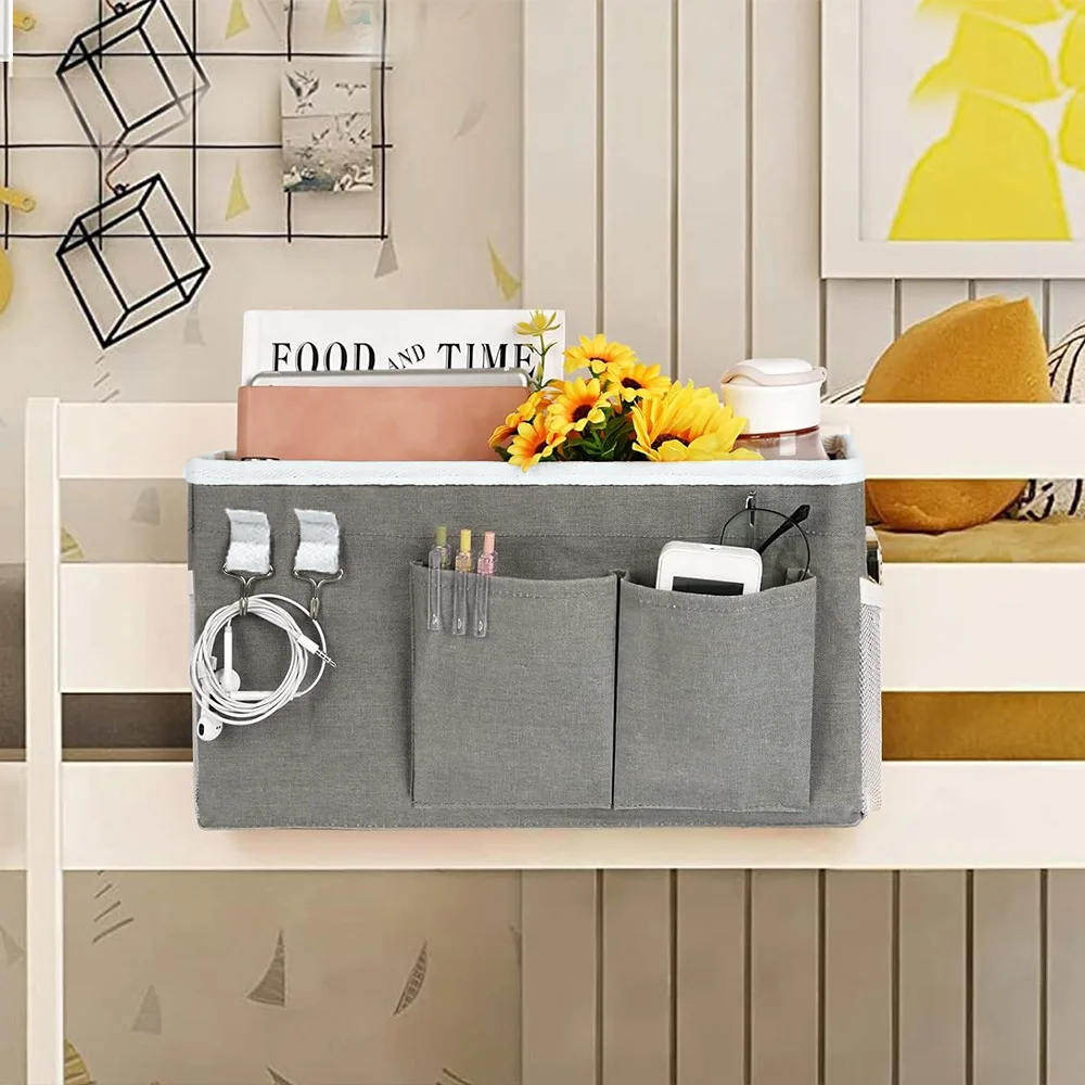 Multifunktionale Aufbewahrungstasche für Nachttisch, Sofa, Aufbewahrung im Schlafsaal, Aufbewahrungskorb, Aufbewahrungstasche für Zuhause, Artefakt-Organizer