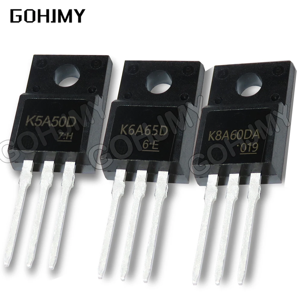 10PCS TK5A50D TK6A65D TO-220F TK8A60DA TK8A65D TK10A50D TK10A60D TK12A60D TK13A60D TK20A60U 5A50D 6A65D 8A60DA 8A65D 10A50D