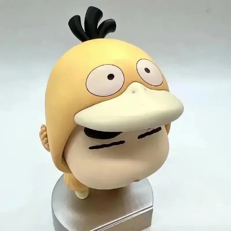 New Crayon Shin-chan Cos Psyduck Duck Dew Ass Boxed Anime Hand-made Car Ornaments Animation Action Ornaments Collectible Model