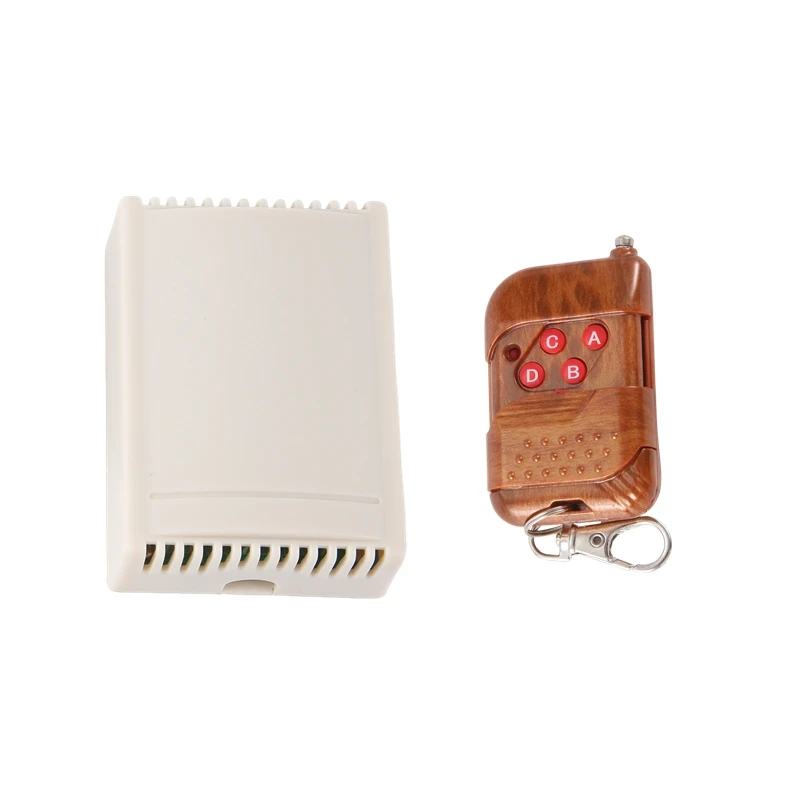 Универсальный беспроводной пульт дистанционного управления Переключатель 12 В постоянного тока 4-Канальный Релейный Модуль приемника с 4-канальным радиочастотным пультом дистанционного управления Передатчик 433 МГц