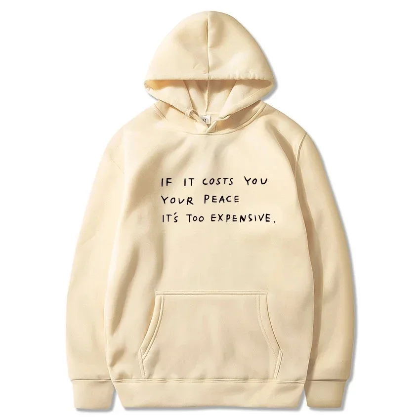 Happens Hoodie Women Hoody Sweatshirts Pullovers Quote Unisex Pure Aesthetic Cotton Top Jumper Hoodies