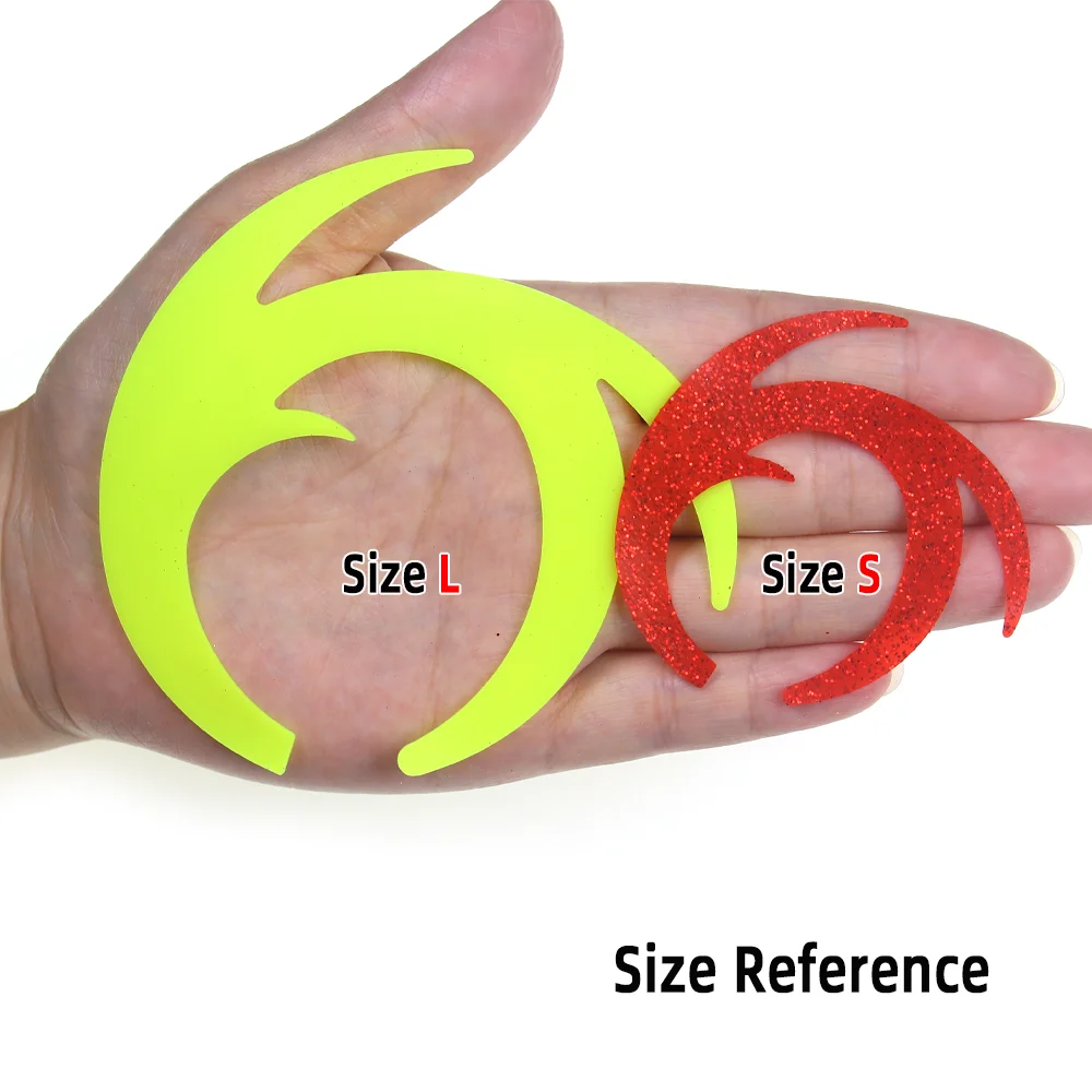 8er/12er-Set Silikon-Wiggle-Drachenschwänze zum Fliegenbinden für Salzwasser-Streamer, Stimulator, Hecht- und Barsch-Angelköder – Detail 4
