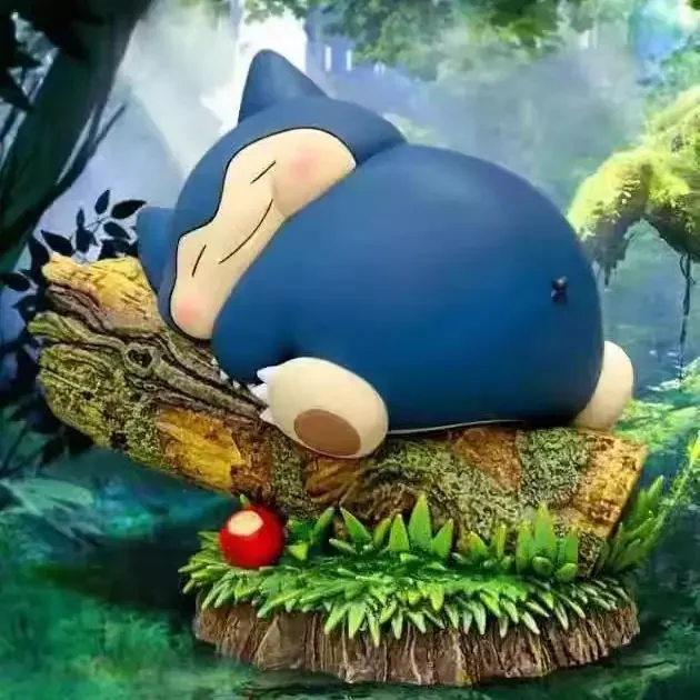 

Pokemon Anime Figure Sleeping Snorlax Pokemon Anime Cute Figures Toys Doll Decoraion Collectible Toys Gift Pvc 11cm