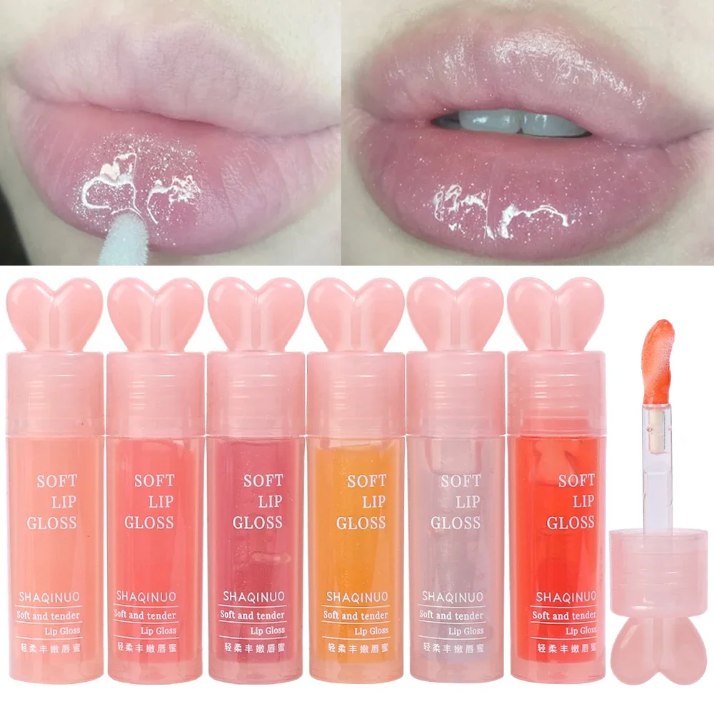 Perle Diamant Feuchtigkeit creme Lip gloss Lip Glasur transparentes Glas Lippen öl wasserdicht dauerhaft glänzend Glitter flüssigen Lippenstift Kosmetik