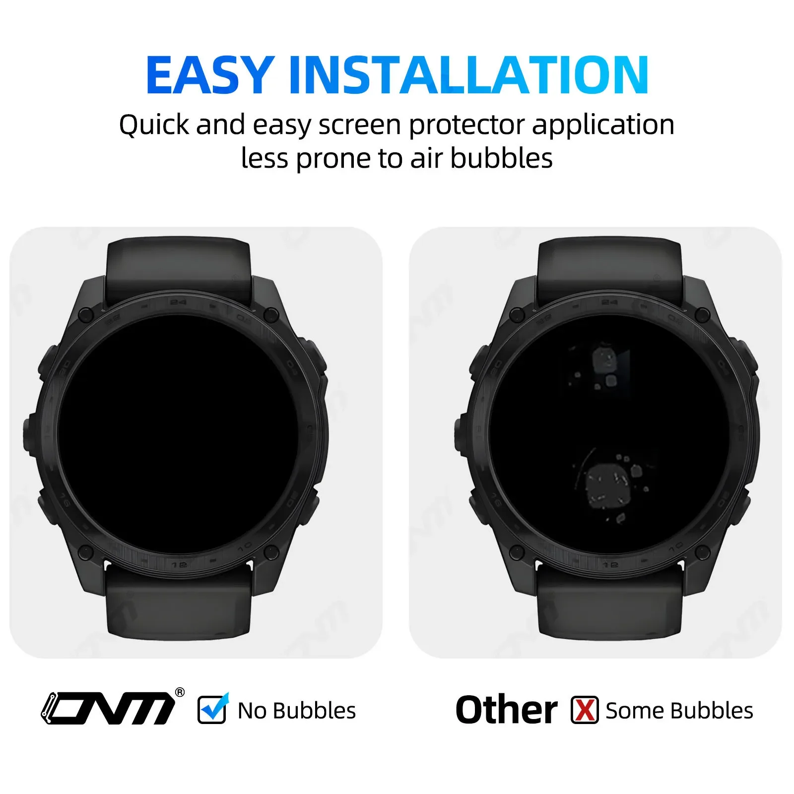 Ochraniacz ekranu 3D do Garmin Tactix 8 47mm/51mm AMOLED Solar elastyczny miękki zestaw akcesoriów ochronnych z pełnym pokryciem (NIE SZKŁO)