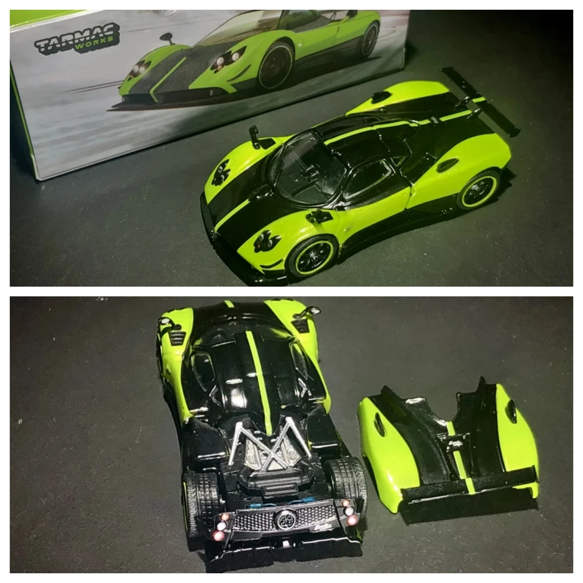 

Tarmac Works 1/64 Zonda Cinque Verde Firenze 2021 DieCast Model Car Collection Limited Edition