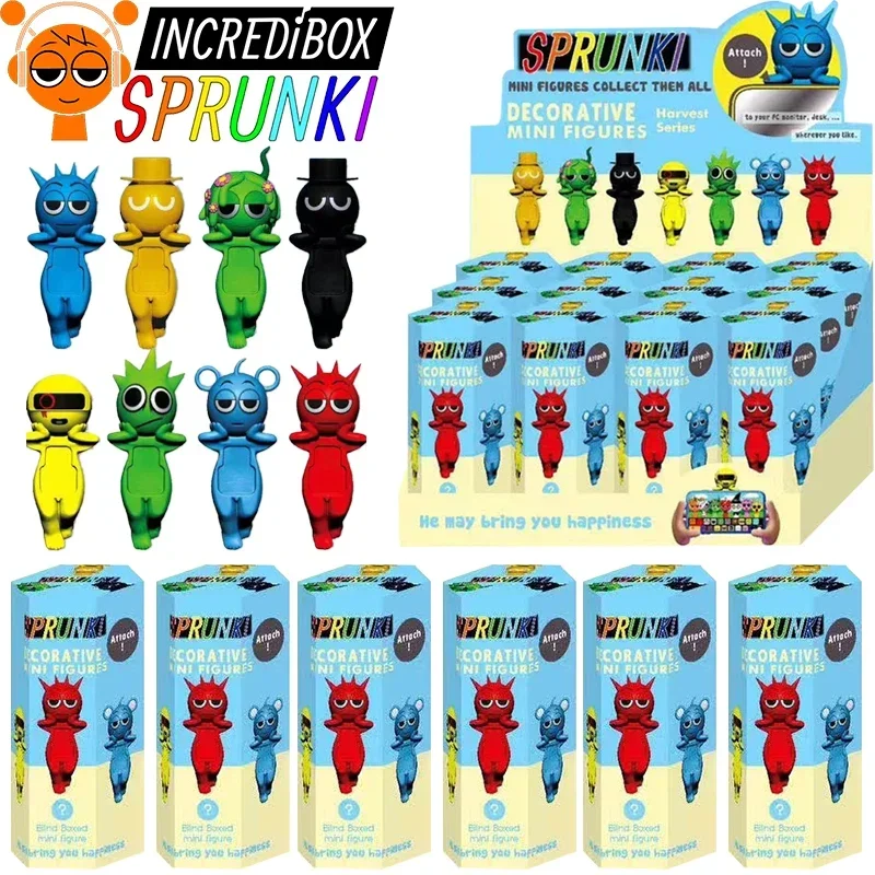 Sprunki Box Sonny Angel Blind Box Dreaming Series Mini Horror Incredibox Game Figure Surprise Blind Box Doll Toys Christmas Gift