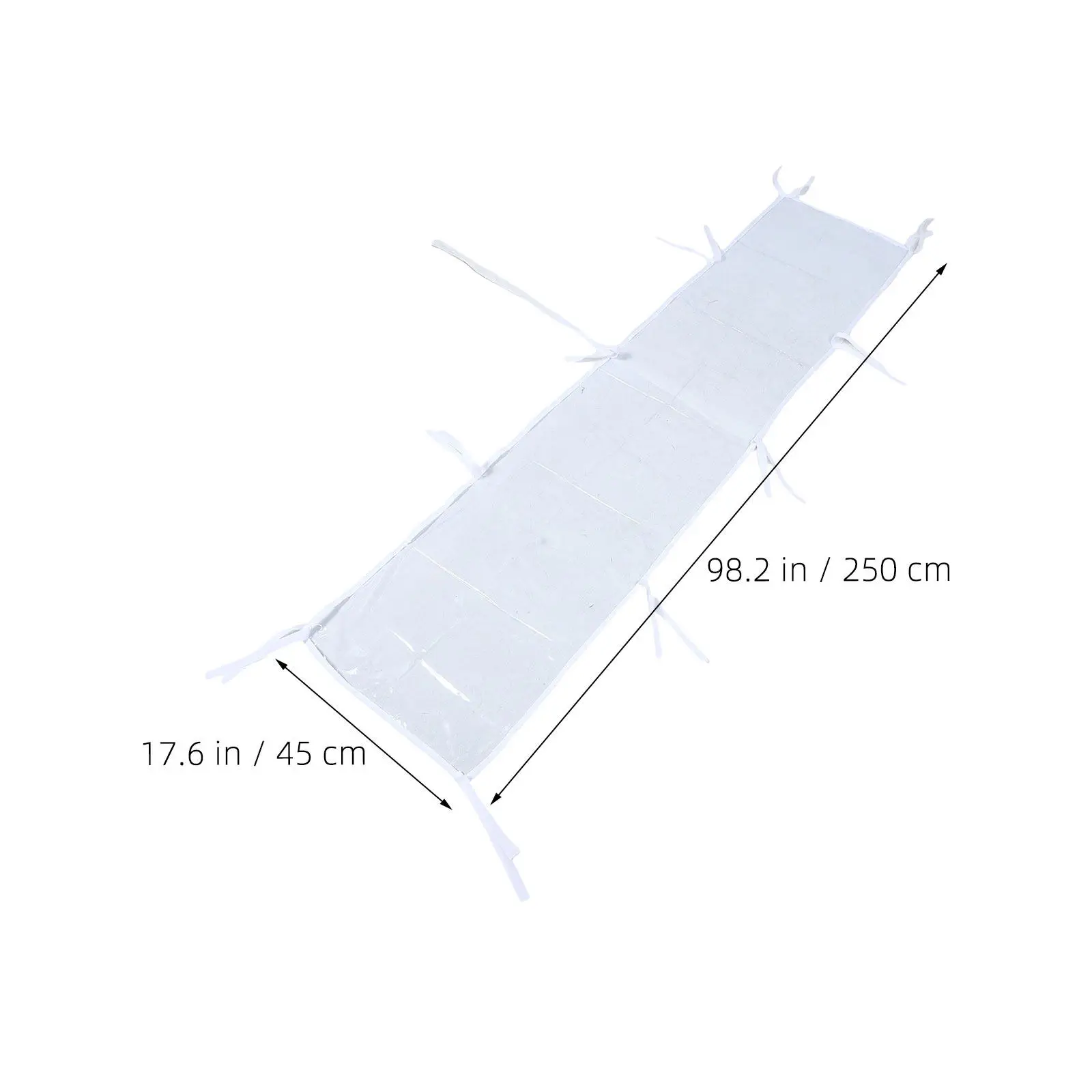 Heavy Duty Transparent Tent Drainage Gutter Tear-Resistant Straps Canopy Rainwater Channel Outdoor Pavilion Camping Party