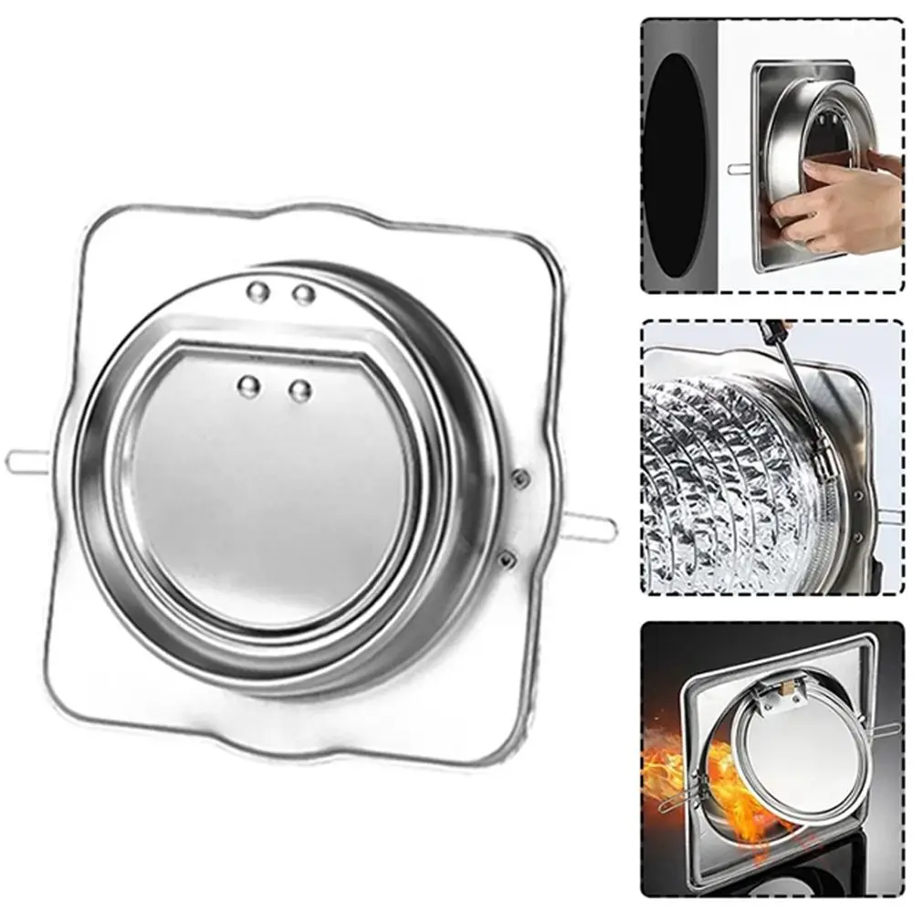 

Пожарный обратный клапан из нержавеющей стали, огнестойкий 100-180 мм, вытяжка, труба, обратный клапан, полуоткрывающийся обратный клапан для вентиляции воздуха