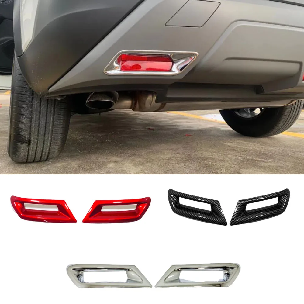 

For Nissan X-trail Xtrail Rogue T33 2021 2022 2023 2024 2025 Plastic Rear Fog Light Lamp Frame Cover Trim Eyebrow Accessories