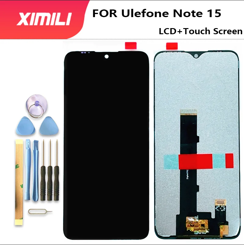 

New ULEFONE NOTE 15 LCD Display+Touch Screen Digitizer 6.22" 100% Original LCD+Touch Digitizer for Ulefone Note 15 Replacement