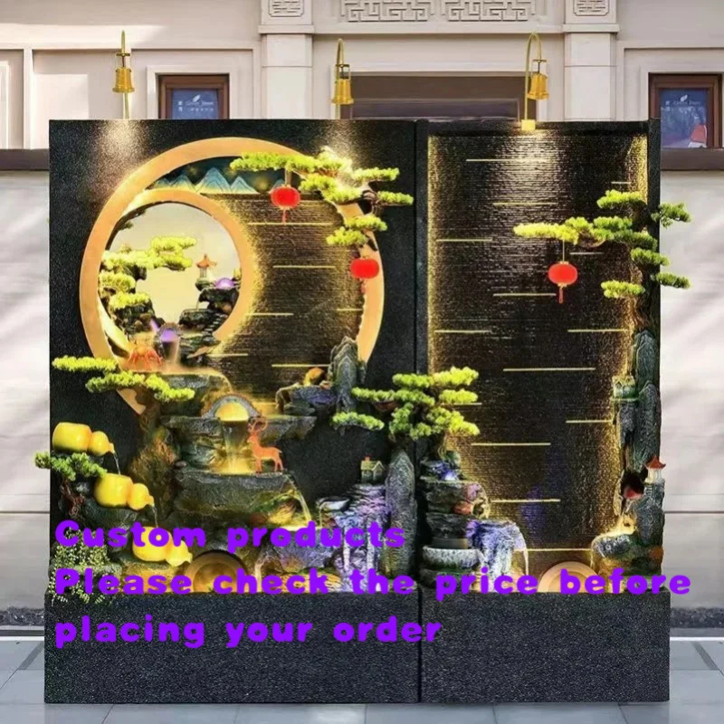 custom.Indoor/garden Home Decoration Resin Waterfall Fountain Garden Fountain Fish Fountain Set Sale