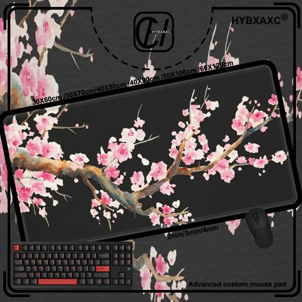 

Flower Mouse Pad Cute HD Desk Pad Extended Gaming Keyboard Mats Large 90x40cm XXL Gamer Mousepad