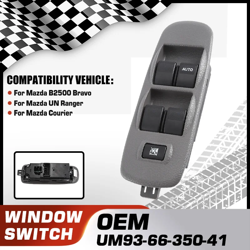 

UM93-66-350-41 For Mazda B2500 Bravo Mazda UN Ranger Mazda Courier Electric Power Car Window Control Switch Panel UM93-66-350