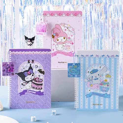 Sanrio 8pcs Note Book Kawaii Kuromi My Melody Rollover Coil This B5 Student School Supplies Diary Stationery Gift Wholesale