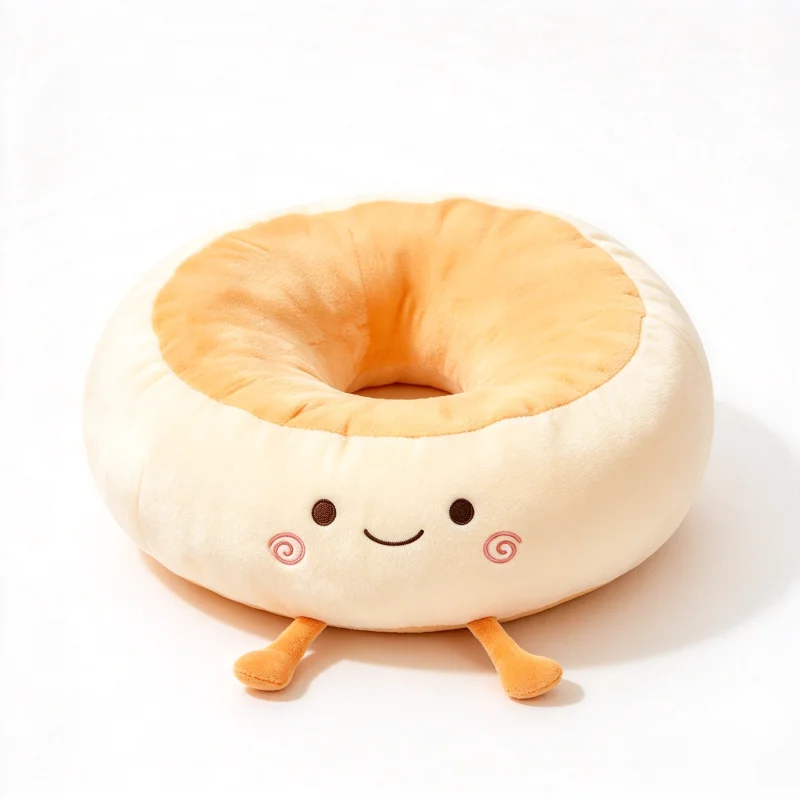 Bread Cushion Office Sitting Floor Chair Cushions Student Memory Cotton Thickened Soft Cartoon Nap Pillow for Waist Support