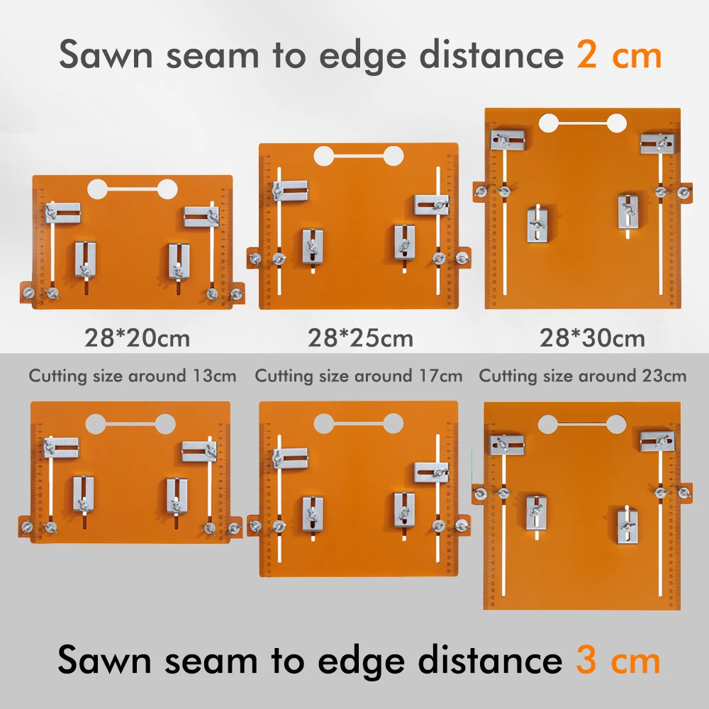 Woodworking Cutting Machine Base Plate Trimming Machine Accessories Adjustable Cutting Machine Guide Plate of Workbench