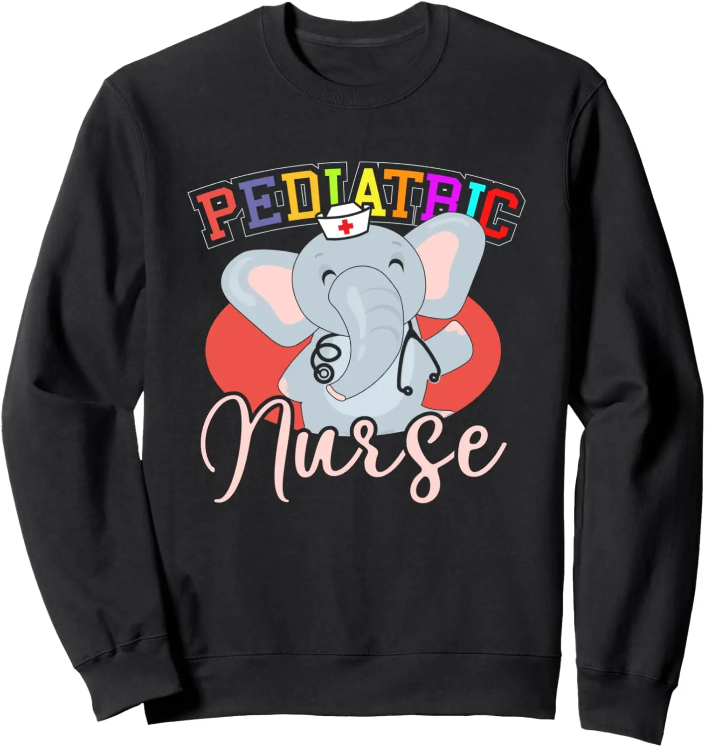 

Pediatric Elephant Nurse Crew - Ped I Love Tiny Humans Sweatshirt