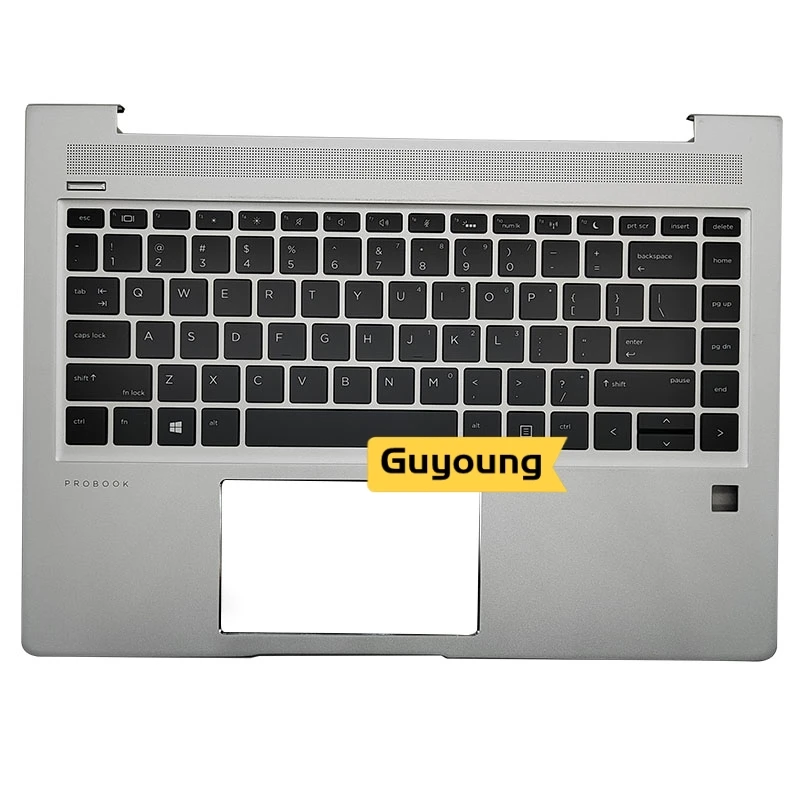 

Backlight for HP Probook 440 G6 445 G6 G7 Laptop Palmrest Cover Top with US English Keyboard L44589-001 L44588-001