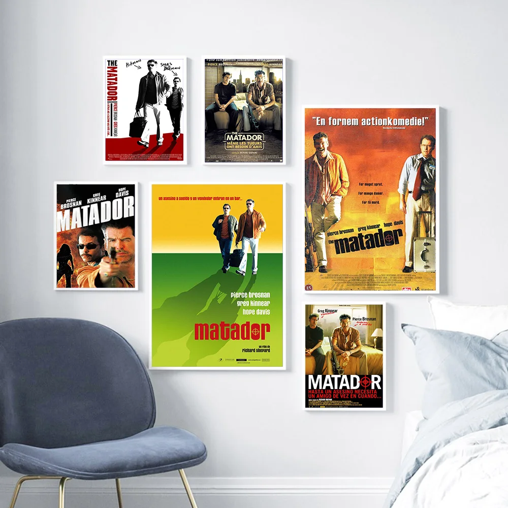 The Matador Black Comedy Crime Film Art Print Poster Wall Stickers Modern Movie Canvas Painting Decor