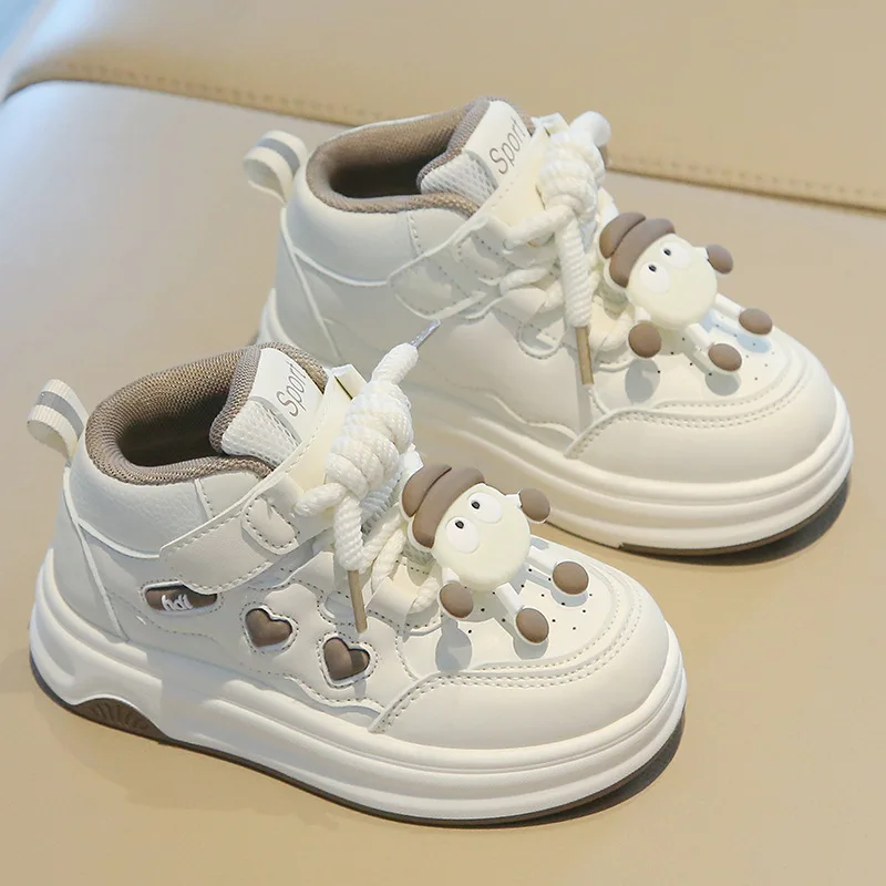 Child Sports Shoe 2025 Winter Child Shoes New Flat Flat Single Shoe Casual Anti Slip Comfortable Girl Versatile Running Shoes